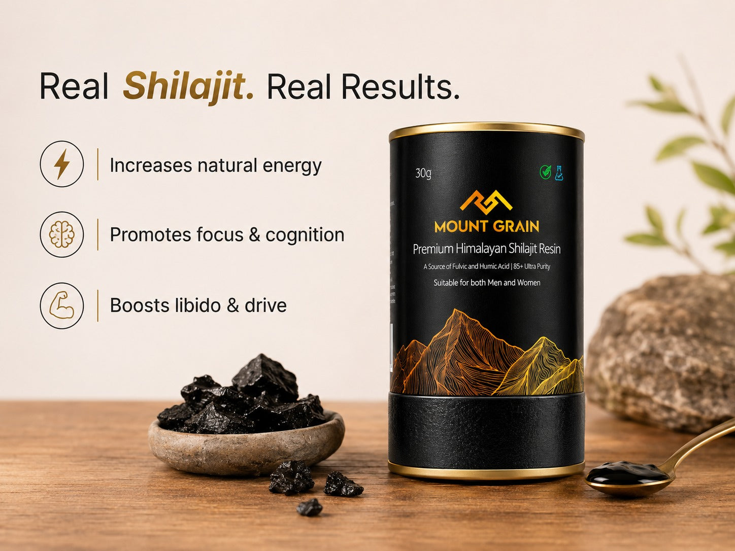Real Shilajit. Real Results.